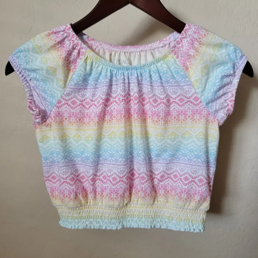 The Children's Place Rainbow Crop Top